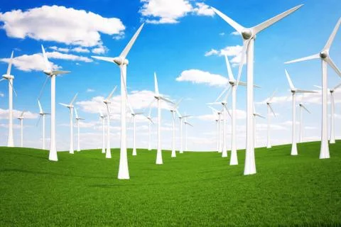 Turbines Stock Illustration