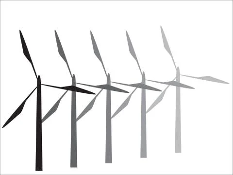 Turbines Stock Illustration