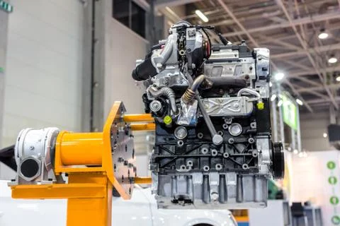 Turbo car engine Foto stock