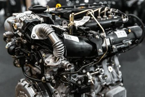Turbo car engine Stock Photos