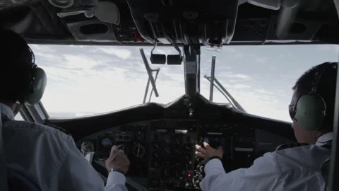 Turbo Commander Cockpit View Flying in Colombia Vidéo 312085112