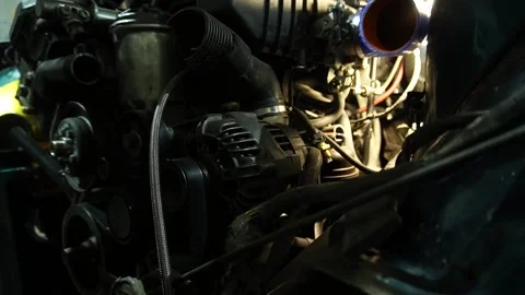 Turbo engine tuning drift auto Stock-Footage 235679999