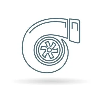 Turbo icon Stock Illustration