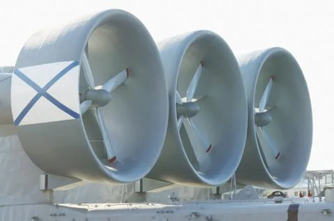 Turbo-prop engine Stock Photos