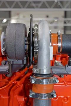 Turbocharger Compressor Engine 스톡 사진