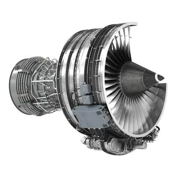 Turbofan Aircraft Engine CFM International CFM56 Sectioned ~ 3D Model ...