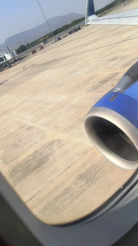 Turbofan Engine View Stock Footage 316744152