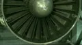 Turbojet aircraft engine HD Footage