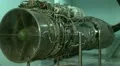 Turbojet aircraft engine HD Footage