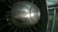 Turbojet aircraft engine HD Footage