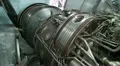 Turbojet aircraft engine HD Footage