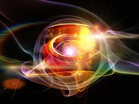 Turbulence Background Stock Illustration