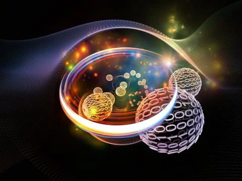 Turbulence Cluster Stock Illustration