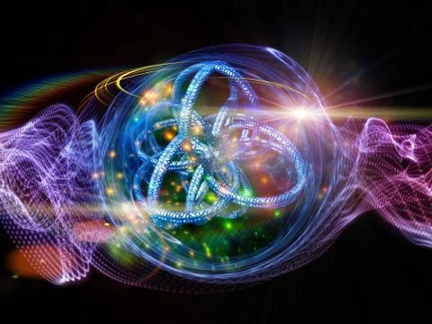 Turbulence Composition Stock Illustration