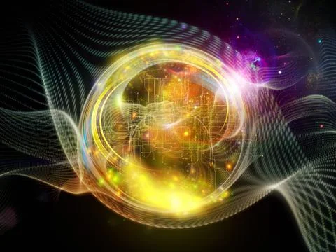 Turbulence Composition Stock Illustration