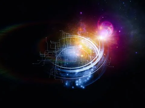 Turbulence Composition 스톡 일러스트