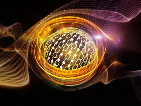 Turbulence Energy Illustrazione stock