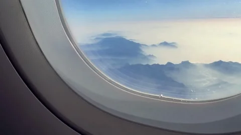Turbulence inside a plane Stock Footage 327999180