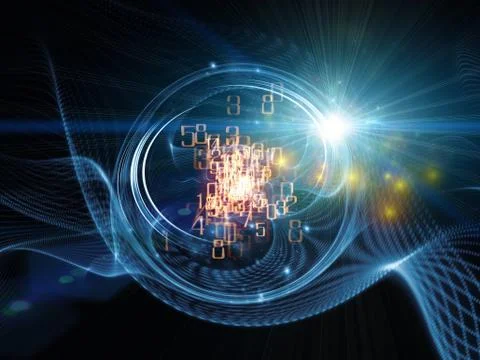 Turbulence Media Illustrazione stock