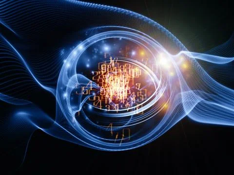 Turbulence Oscillation 스톡 일러스트