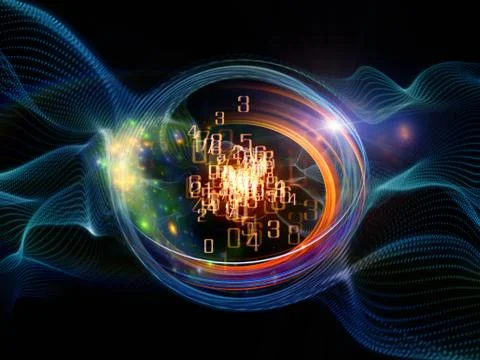 Turbulence Technologies Illustrazione stock
