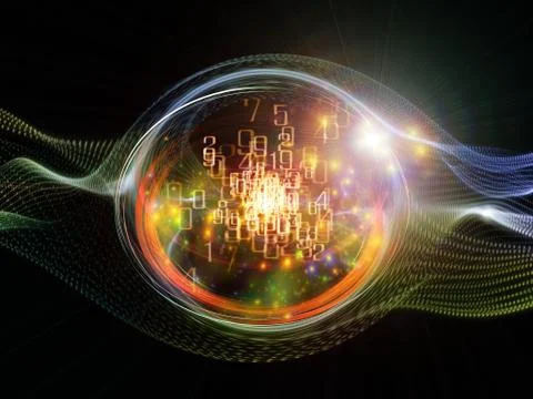 Turbulence Technologies Stock Illustration