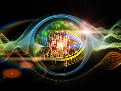 Turbulence Waves Stock Illustration