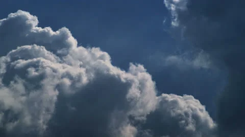 Turbulent Clouds Stock Footage 26121311