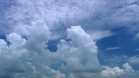 Turbulent clouds (timelapse) Stock Footage 740554
