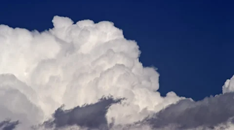 Turbulent Cumulus Clouds in Sky HD Video stock 36618449