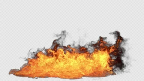 Turbulent Fire Loop Video stock 170476501