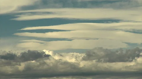 Turbulent Mountain Waves Stock Footage 54759490