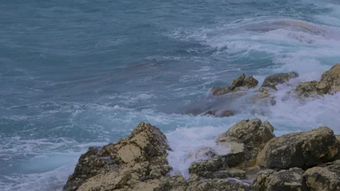 Turbulent ocean Stock Footage 144468493