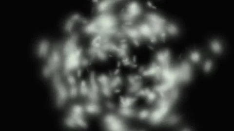 Turbulent particles rotating and colliding in spherical formation. Stock Footage 247483838