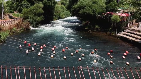 A turbulent river 動画素材 340247435