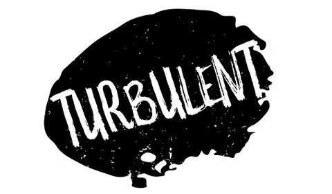 Turbulent rubber stamp Stock Illustration