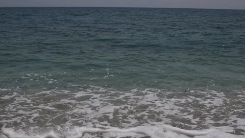 Turbulent sea waves Stock Footage 158080770