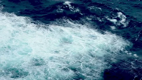 Turbulent seas in bering sea off the alaska coast Stock Footage 315162806