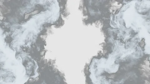 Turbulent Smoke Collision Stock Footage 180686942
