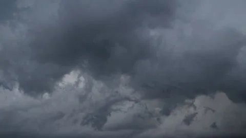 Turbulent Storm Clouds Time Lapse Stock Footage 197073518