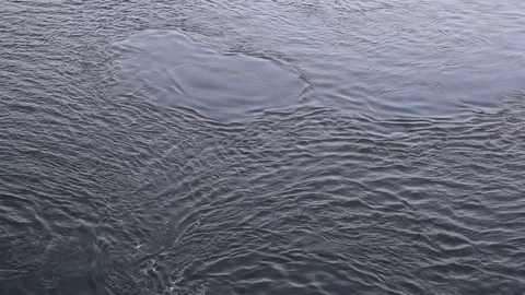 Turbulent Water Surface Stock Footage