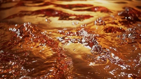 Turbulent water surface. Slow Motion. Stock Footage 72853498