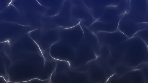 Turbulent waves on surface of white dots on blue background Stock Footage 257378250