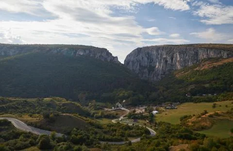 Turda gorges 库存照片