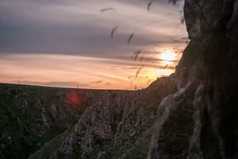 Tureni Canyon sunset time lapse 6K 스톡 동영상 39716079