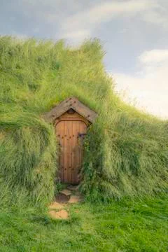Turf house 스톡 사진