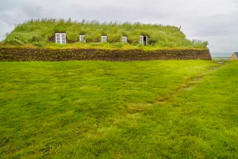 Turf House 写真素材