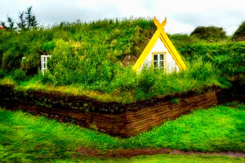 Turf House Stock Photos