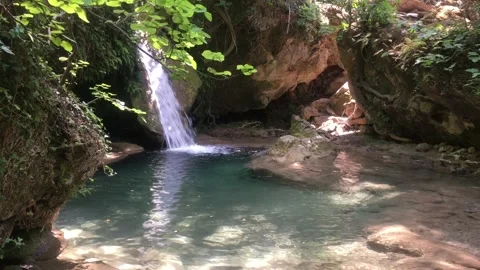 Turgut Waterfall Stock Footage 242316110