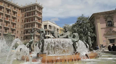 Turia Fountain 動画素材 5255512